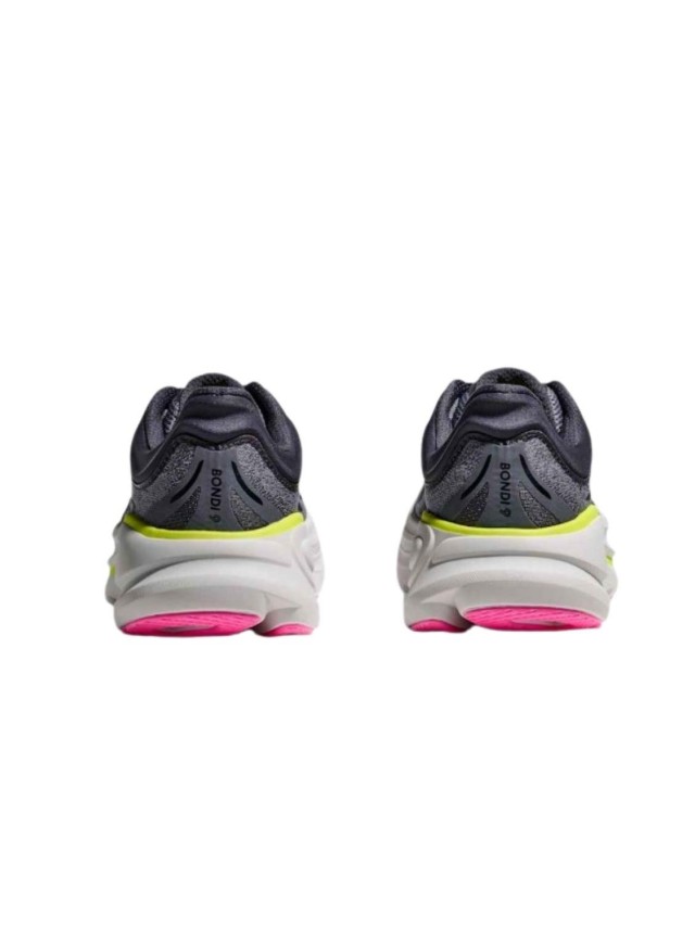 deportivos running hoka bondi 9 gris...