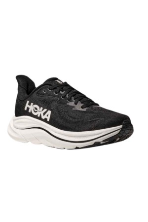 deportivo running hoka clifton 10 negro-blanco 1162031bwh