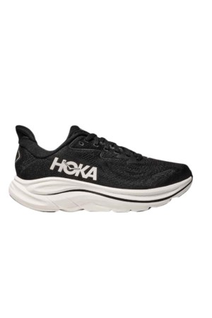 deportivo running hoka clifton 10 negro-blanco 1162031bwh