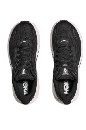 deportivo running hoka clifton 10 negro-blanco 1162031bwh