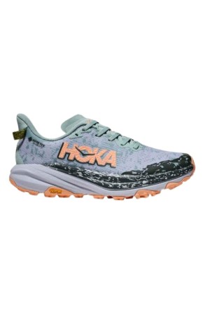 deportivos running hoka speedgoat 6 gtx verde-naranja 1155151jsh