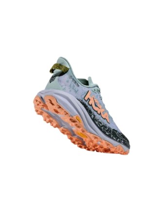 deportivos running hoka speedgoat 6 gtx verde-naranja 1155151jsh