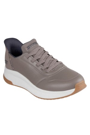deportivos fitness skechers slip-ins taupe 118424