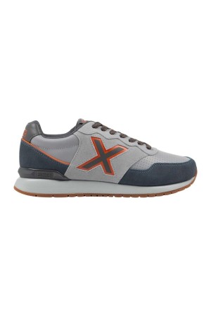deportivos tallas grandes munich sah¡sh premium gris-naranja 4150259