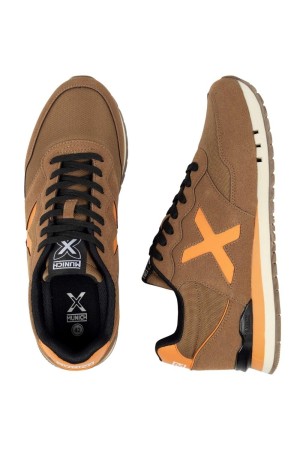 deportivos tallas grandes munich dash 263 marrón-naranja 4150263
