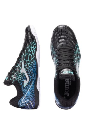 deportivos futbol sala joma negro-azul maxima 2531