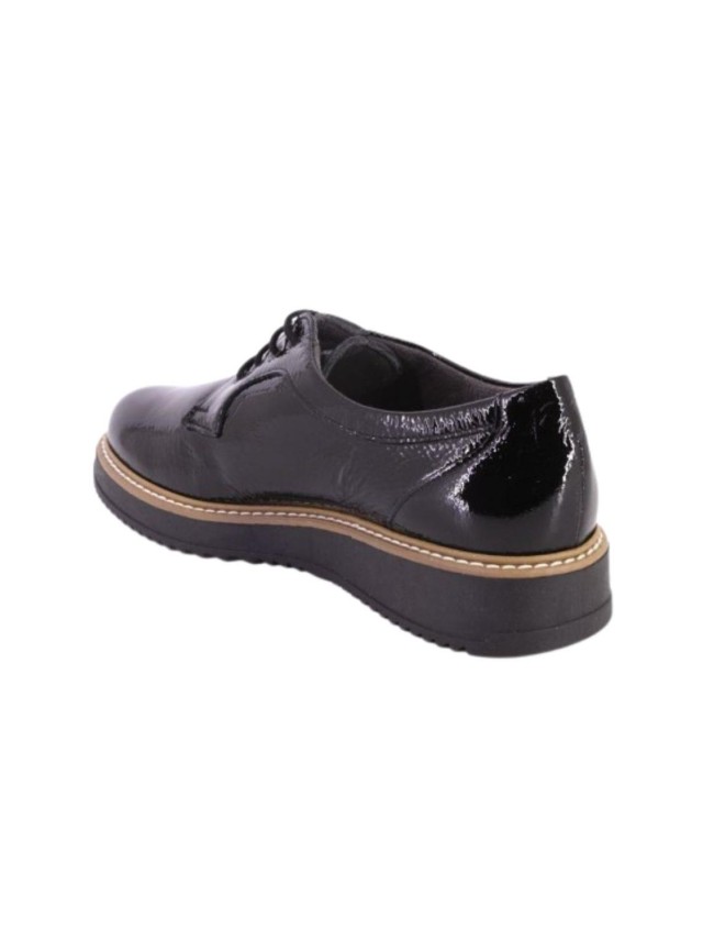 zapatos blucher pitillos negro 10761