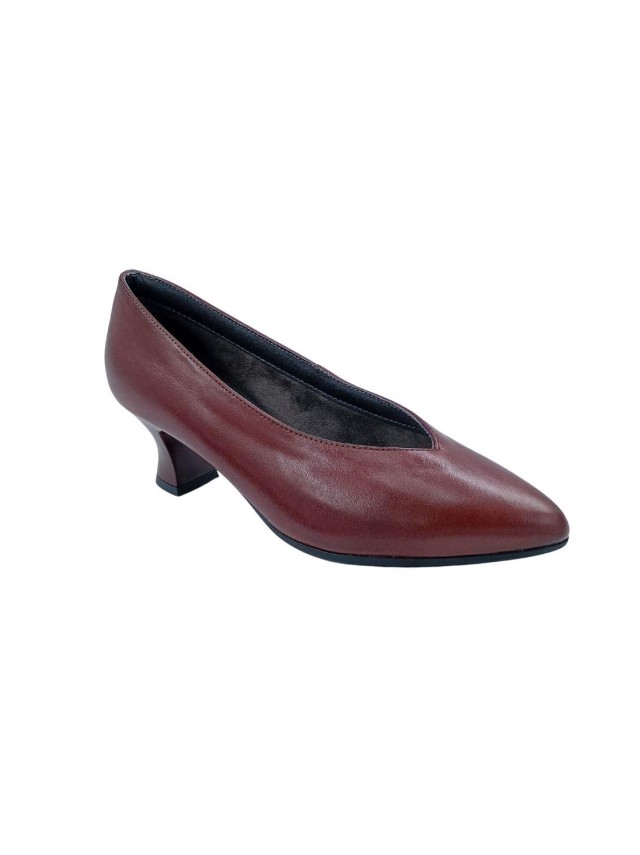 zapatos de salon pitillos 10854 BURDEOS