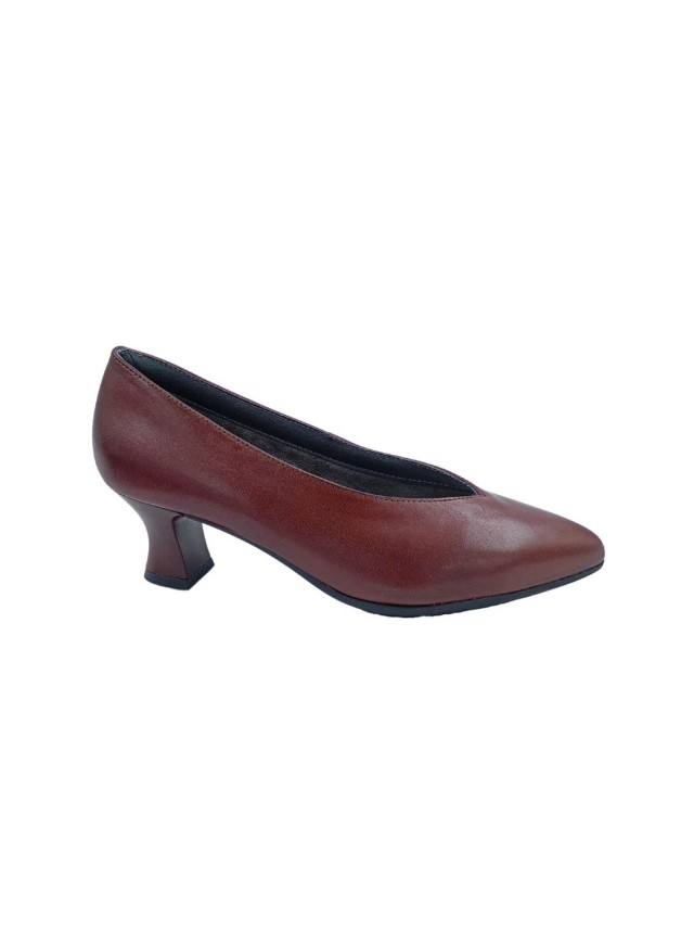 zapatos de salon pitillos 10854 BURDEOS