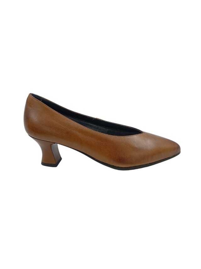zapatos de salon pitillos 10854 BRANDY