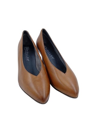 zapatos de salon pitillos 10854 BRANDY
