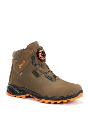 botas montaña chiruca cares boa kaki-naranja 4427608