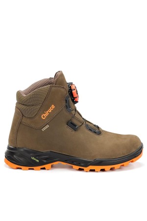 botas montaña chiruca cares boa kaki-naranja 4427608
