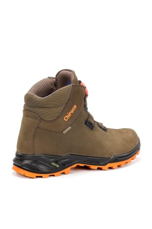 botas montaña chiruca cares boa kaki-naranja 4427608