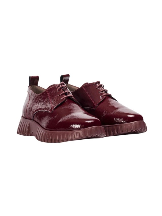 zapatos blucher wonders burdeos a4401