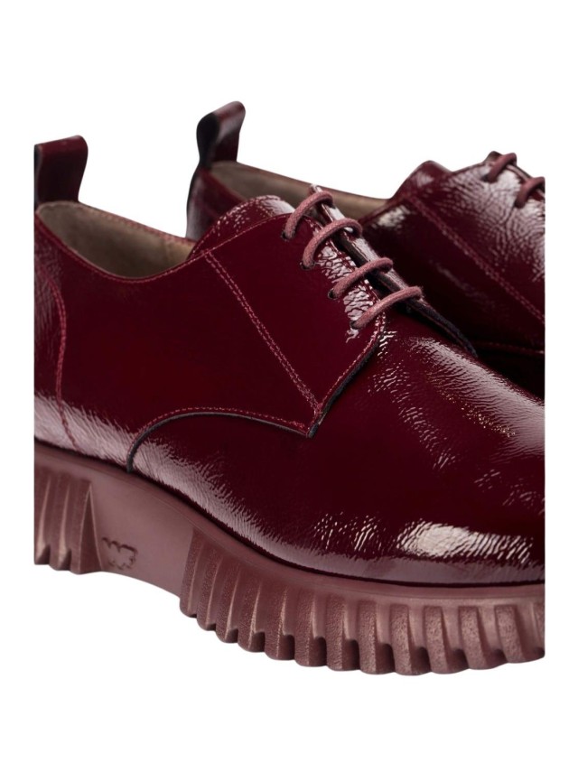zapatos blucher wonders burdeos a4401