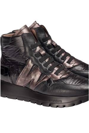 botines confort y sport wonders negro a-2493