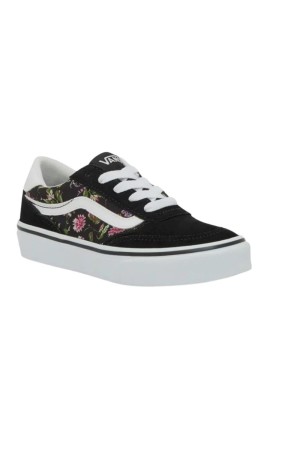 deportivos casual vans brooklin ls negro-flores vn000dbqblk1