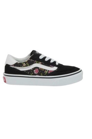 deportivos casual vans brooklin ls negro-flores vn000dbqblk1
