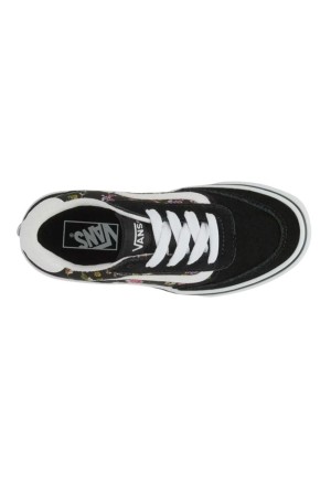 deportivos casual vans brooklin ls negro-flores vn000dbqblk1