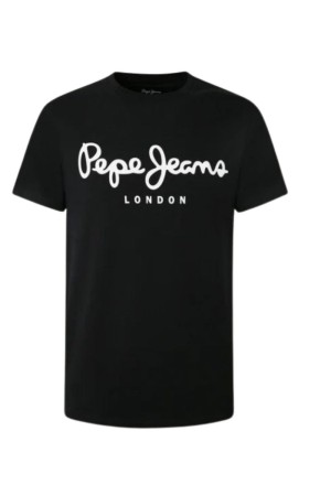 camisetas pepe jeans negro pm508210
