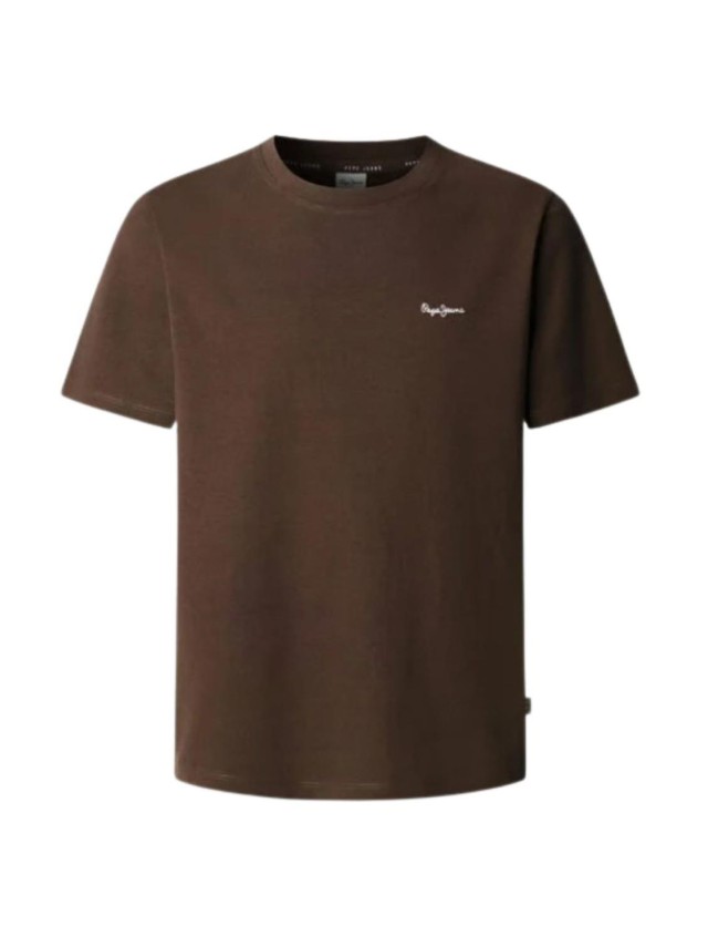 camisetas pepe jeans marron pm509741
