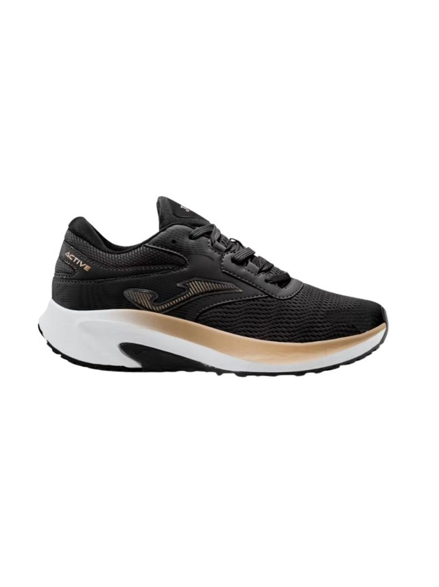 deportivos running joma negro-oro...