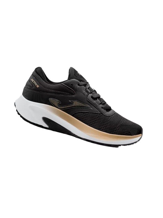 deportivos running joma negro-oro...