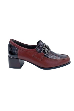 zapato de vestir pitillos burdeos 10822