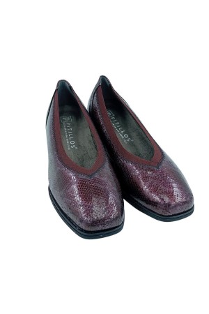 zapatos de salon pitillos 10811 BURDEOS