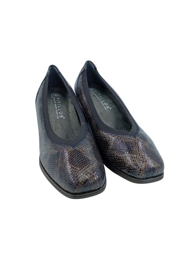 zapatos de salon pitillos 10811 MARRON