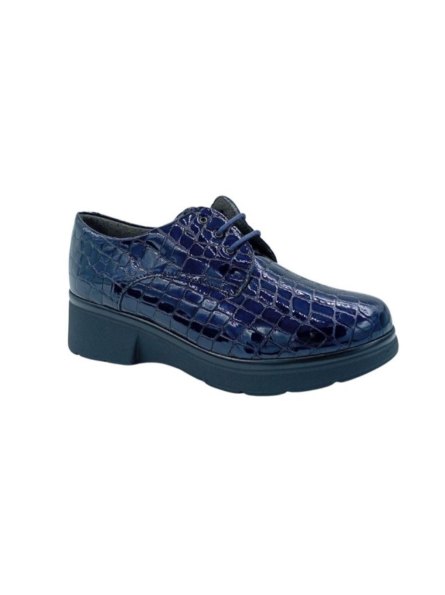 zapatos blucher pitillos marino 10751