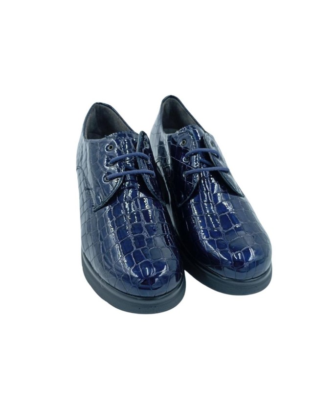 zapatos blucher pitillos marino 10751