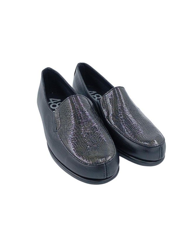 MOCASIN ELASTICOS 48HORAS NEGRO NE