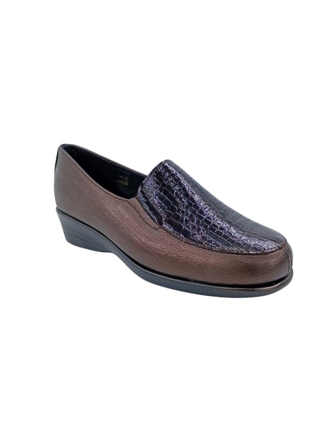 MOCASIN ELASTICOS 48HORAS MARRON