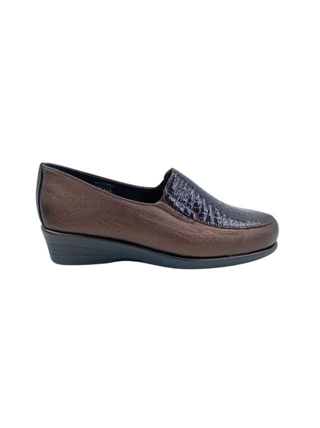 MOCASIN ELASTICOS 48HORAS MARRON