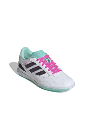 deportivos futbol adidas sala III blanco-turquesa jr5400