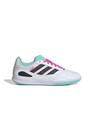 deportivos futbol adidas sala III blanco-turquesa jr5400