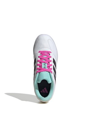 deportivos futbol adidas sala III blanco-turquesa jr5400