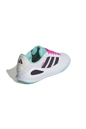 deportivos futbol adidas sala III blanco-turquesa jr5400