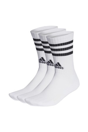 unisex calcetines adidas 3p blanco ht3458