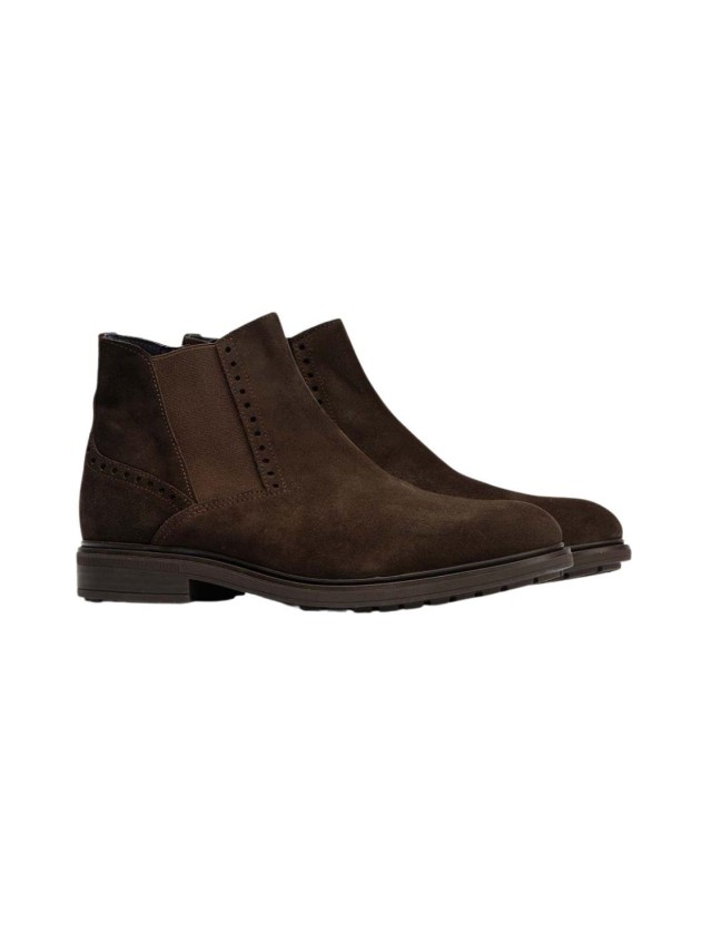 botas casual pitillos marron 40245