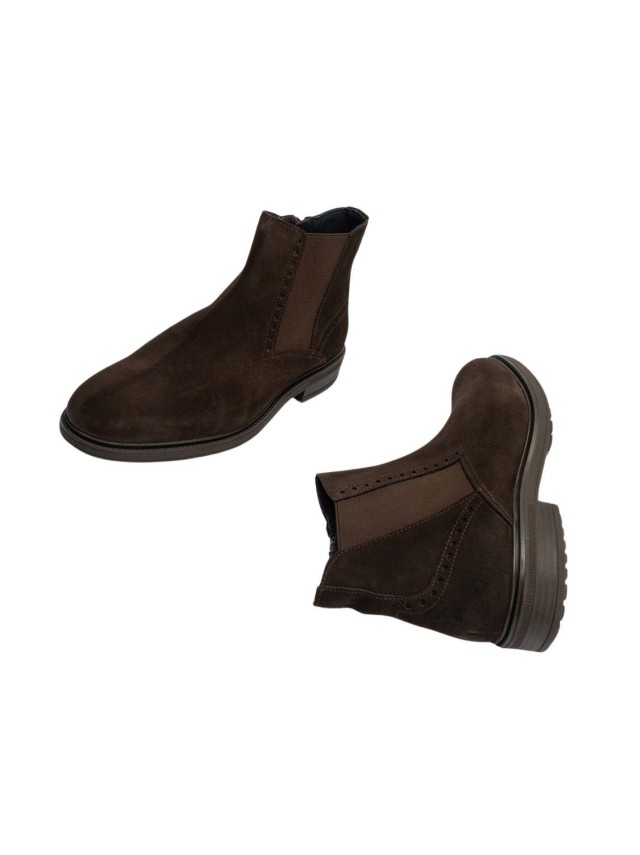 botas casual pitillos marron 40245