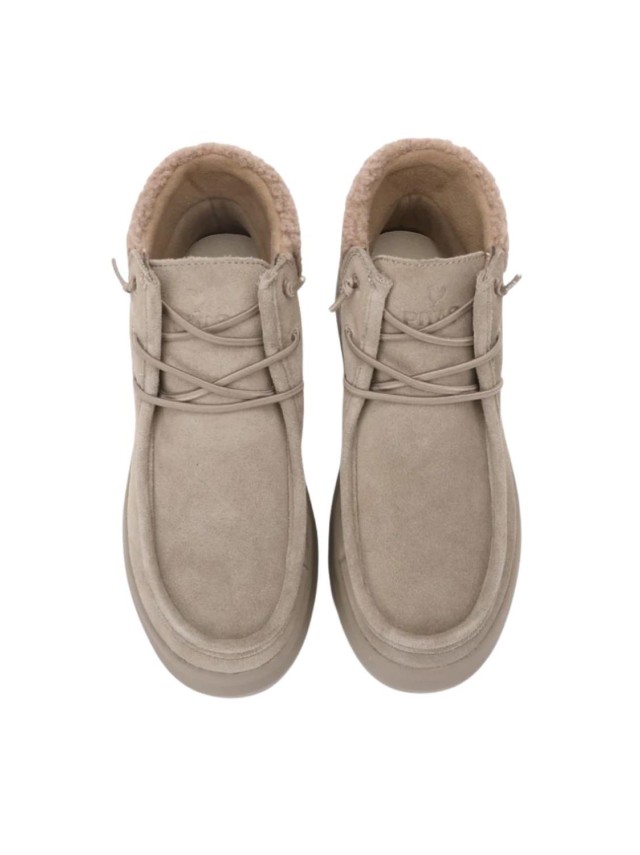 botines confort y sport pitas beige...