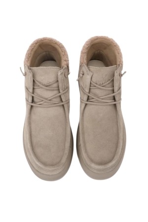 botines confort y sport pitas beige berna