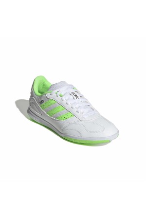 deportivos futbol sala adidas blanco-verde jr5402