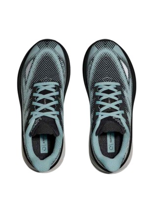 deportivos running hoka clifton 9 celeste-negro 1141490bnd