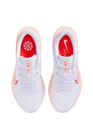 deportivos running nike quest 6 blanco-naranja fs6034-108