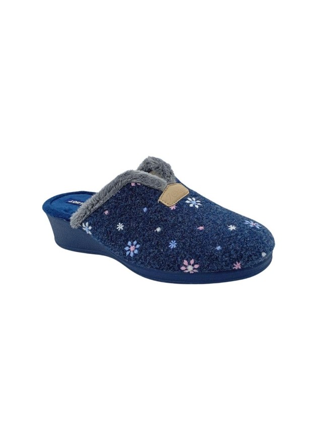 zapatillas con cuña pinturines marino...