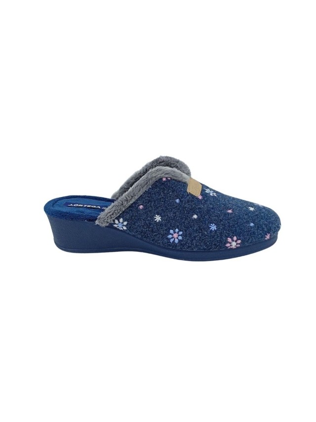 zapatillas con cuña pinturines marino...